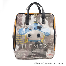 Load image into Gallery viewer, E/mary-Cosutume-Art-sepia | PONPON | POCHETTE / BACKPACKS | ILEMER