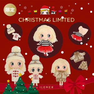 【Xmas Limited Edition】 HAPPY DOLL & DELUXE Dress-up Set !!