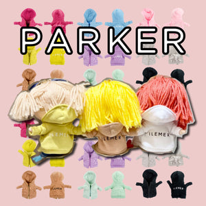Plush Doll Dress-up Set - Coloured Hoodies